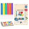 3D Popcorns Paint Pens, 6 Pieces Heat-Activated Popcorns Pens