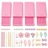 3D Print Clay Gel Ball Maker Tool,Nail Art Bead Roller for 3D Gel Flowers,Multiple Sizes Choose, Sphere Shaper Roller Tool for Perfect Round Beads, Earrings & Jewelry Making（2-5cm Pink）