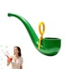 3D Printed Bubble Blowing Stick with Vibrant Color At Park, Green