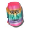 3D Printed Moai Eye Popping Fidget Toy, Press-Down Funny Bulging Eyes Easter Island Statue Toy, Desk Decor Stress Relief Gag Gift(Multicolor)