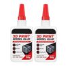 3D Printer Model Glue for PLA ABS & Resin Prints, 3D Printer Glue, Model Glues Kit for Plastic Models (2pcs)