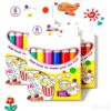 3D Relief Popcorn Pens Set Popcornpens Works Bubble Drawing Pens (Pink)
