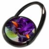 3dRose USA, Oregon. Garden in Full Bloom with Closeup of Bearded iris Phone Ring
