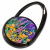 3dRose USA, Oregon. Garden with Bearded iris and Russell Lupine Phone Ring