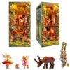 3D Wooden Puzzle for Adults, DIY Model Kit of Enchanted Elf Glade 161Piece