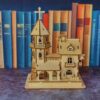 3D Wooden Puzzle Kit, DIY Architectural Wooden Building Model