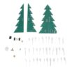 3D Xmas Tree Soldering Kit, 33 RGB LED Lights STEM Practice Project with