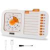 3 in 1 Visual ADHD Timer for Kids & Adults with Planning Board, Task Timer, Chore Chart & Erasable Pen, Visual Schedule Planner for Classroom, Homeschool Supplies, Home, School