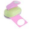 3 Inch Circle Paper Punch for Crafts, Giant Round Punch with Spring Handle and Confetti Catcher, Large Hole Puncher for Cardstock, Cards, Envelopes, DIY Crafts