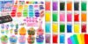 3 otters Colored Sand and DIY Slime Kit Bundle