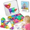 3 otters Mini Magnetic Tiles with Case, 42PCS