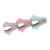 3 Pack Small Staple Remover Set, Compact ABS Metal Jaw Type Staple Puller with Smooth Edge Protection, Ergonomic Lightweight Handheld Staple Extractors for Office Home Travel
