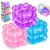 3Pack Squishy Squeeze Toys, Ultra-Soft Squeeze Toy, Stress Relief Toys for Kids Adults, Sensory Toys for Kids with Autism, Fidget Toys, Anxiety Relief Party Favors Gifts for Girls & Boys(Cotton)