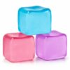 3 Pack Stress Cube, Slow Rising Ice Cube Stress Balls for Adults Kids 2.2IN