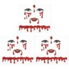3 Packs Vampire Face Jewels Halloween Cosplay Costume Face Gems Stickers
