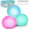 3Pc Big Soft Sensory Stress Balls, Textured Memory Gel Soft Fidget Toys