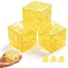 3PCS Cheese Squishy Skin, TPR Fillable Empty with Plugs | Clear Squishy Making Kit,DIY Cheese Skins, Adult Stress Relief Supplies for Handmade Squeeze Cheese
