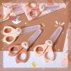3 Pcs Cute Scissors, Cartoon Safety Scissors For Kids