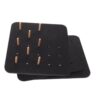 3pcs Felt Bulletin Board Wall Tiles Black Memo Display for Home School