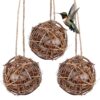 3pcs Hummingbird Nesting Material Hanging Decor for Garden Birds