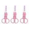 3Pcs Pink Multi-Purpose Mini Scissors Portable Functional, Stainless Steel Detail Craft Hand for Art Crafts Projects Scissors