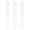3pcs Portable Drawing Ruler with 2X Magnifier for Accurate Measurement