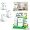 3PCS Power Plug Pro Energy Saver 2026 Updated New Stop Watt Energy Saving Device Intelligent Electricity Electric Saving Box Smart Plug in Power Box Power Factor Saver Household Power Plug-in
