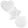 3pcs Reusable Face Scrubber Sponge for Makeup Removal
