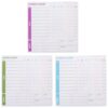 3pcs Reusable Weekly Task Calendar Multi-Functional Chore Chart