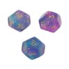 3Pcs/Set Astrological Dice 12-Sided Polyhedral Astrology Ta-Rot Card Divination Board Game Dice