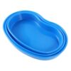 3pcs Small Plastic Kidney Shape Pill Dispenser Tray with Three Grids