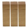 3pcs Unfinished Blank Wood Pieces Square Crafting Wood Planks
