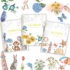 3Pcs Watercolor Workbook - Coloring Book for Beginner, Coloring Books for Adults with Step by Step,3 Essential Adult Coloring Book Themes, Exploration Gift for Adults Teens