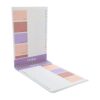 3pcs Weekly Schedule Notepad 52-sheets Purple Paper Metal Planning Pad