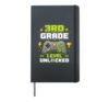 3rd Grade Level Unlocked Gamer Back To School Student Gaming Hardcover Journal, Black