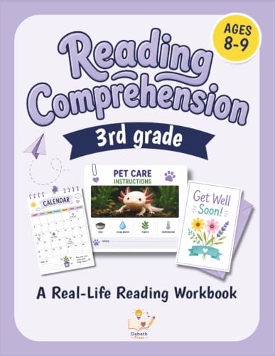 3rd Grade Reading Comprehension: A Real-Life Reading Workbook with Everyday Texts, Critical Thinking Activities, and Reading Skills Practice for Third Grade (Everyday Reading Adventures)