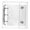 3 Ring Binder Cover Mini with Snap Button Closure A8