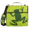 3 Ring Zipper Binder with Shoulder Strap, Leaf Frog Multi Pockets File Folder Bag for School Office Supplies, Holds 500 Sheets