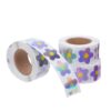 3 Rolls Flower Reward Stickers 1 Inch Paper Holographic Roll