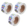 3 Rolls Holographic Flower Reward Stickers for Students Classroom
