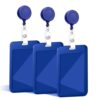 3 Set Blue Vertical Badge Holders
