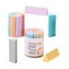 3 Triangular Correction Set of 7 – Dynamic Colors for Classroom, Homework & Creative Projects Colorful Triangle Pencil Erasers Safe Students Classroom Home