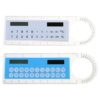 4-in-1 Solar Calculator Ruler, Multifunction Stationery with Magnifier Protractor