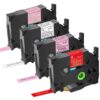 4-Pack Compatible for Brother P-Touch Satin Ribbon Label Tape 12mm 0.47''