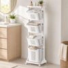 4-Tier Rolling Laundry Sorter with Removable Baskets,Laundry Organizer Cart