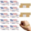 400PCS Adhesive Small Bandages 1 Inch Spot Flexible Bandaids (Rectangle)