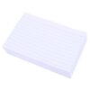 400pcs Ruled Index Cards 3x5 Inch White Paper Note Cards