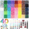 40 Colors Jelly Rhinestones for Bedazzling,Mix Colors Bedazzling Kit