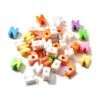 40Pcs Acrylic Letter N Beads Large Hole Alphabet Bead Jewelry Crafts Making