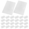 40pcs PVC Adhesive Label Holder Card Sleeves for Containers